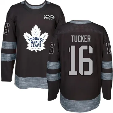 Authentic Darcy Tucker Black Toronto Maple Leafs 1917-2017 100th Anniversary Jersey - Men's